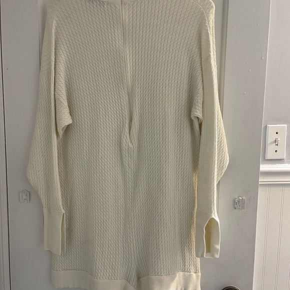 WeWoreWhat mock neck sweater romper in cream - Picture 2 of 5